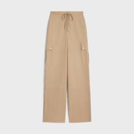 CARGO PANTS IN COTTON TWILL - BRITISH BEIGE CELINE at Celine